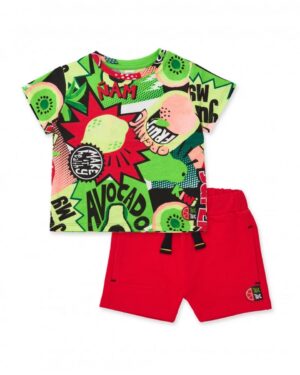 boys knitted set with comic style (Copy)