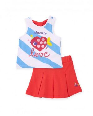 girls knit set with front pleats (Copy)
