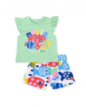 girls knit set with ruffled sleeves (Copy)