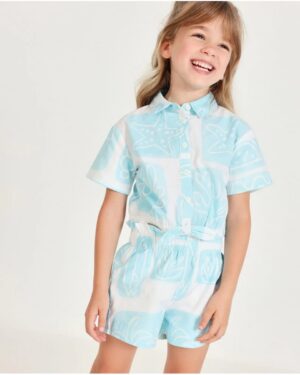 girls woven set with tropical design (Copy)